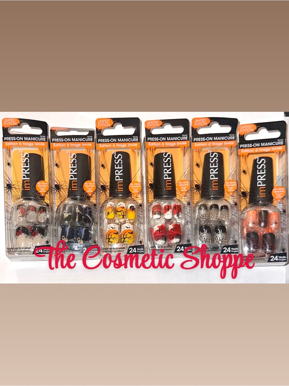 ImPress Halloween Press On Medium Length Nails Bundle of 6 RARE sets!